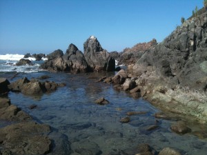 surfing vacation rental, Tide pool @ Playa Verde